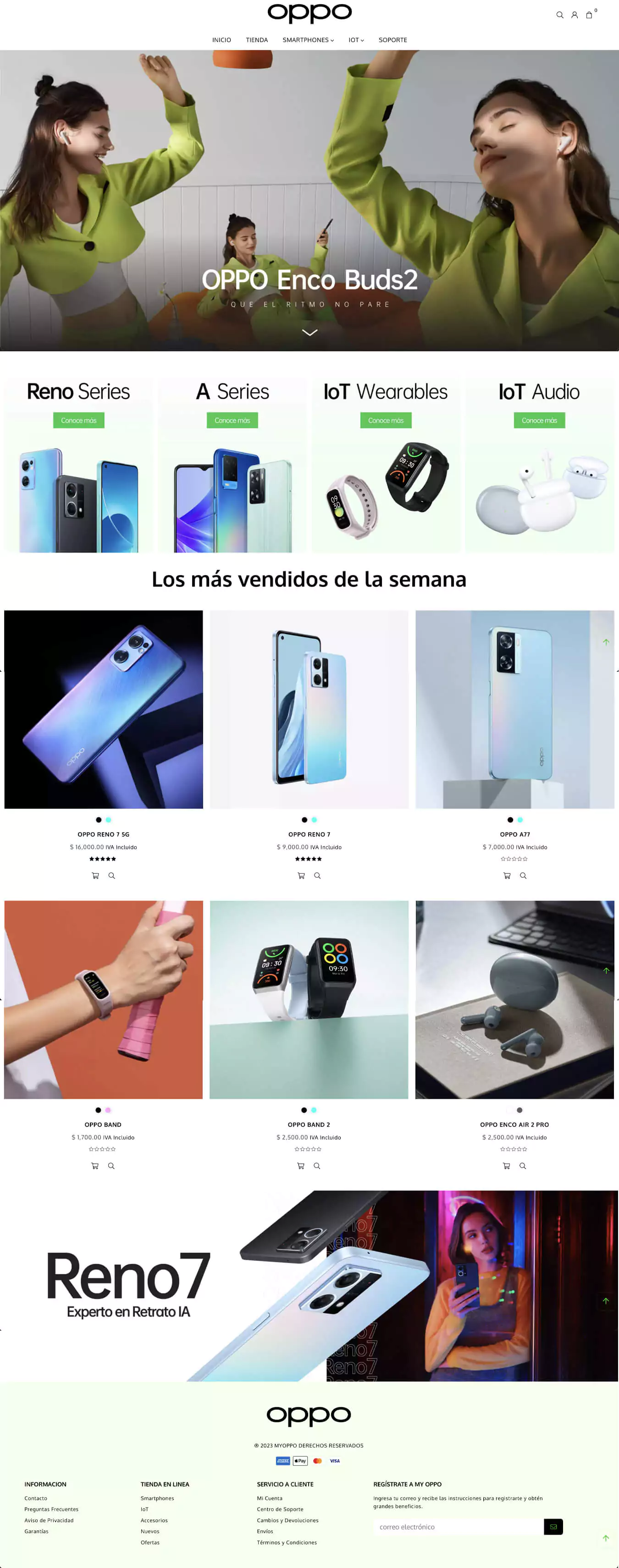 Vista del proyecto MY OPPO